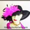 Kentucky Derby Hat With Feather Color Choices