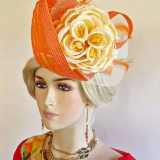 Couture Pillbox Wedding Hat For Women