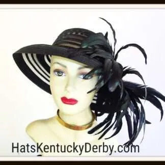 Kentucky Derby Hats For Women, Hats For Horse Races, Hats For Weddings, Haute Couture Designer Hats, Motf Premium Black Statement Dramatic Feathered Sheer Designer Hat, Royal Ascot, Melbourne Cup, Horse Racing Races, Wedding Church Formal Hat uy7