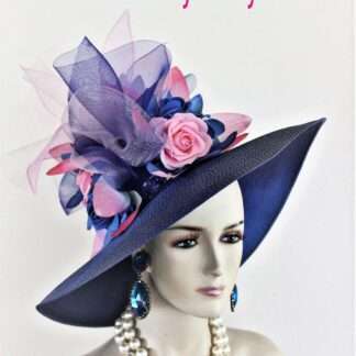 Kentucky Derby Hats For Women, Hats For Horse Races, Hats For Weddings, Haute Couture Designer Hats, Bespoke Formal Occasion Ladies Hat RRV4
