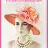 Couture Statement Designer Hat For Wedding Church Races