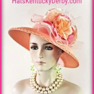 Couture Statement Designer Hat For Wedding Church Races