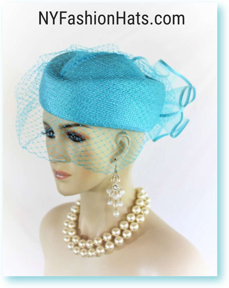 NY Fashion Hats - Couture Pillbox Dress Hats For Women