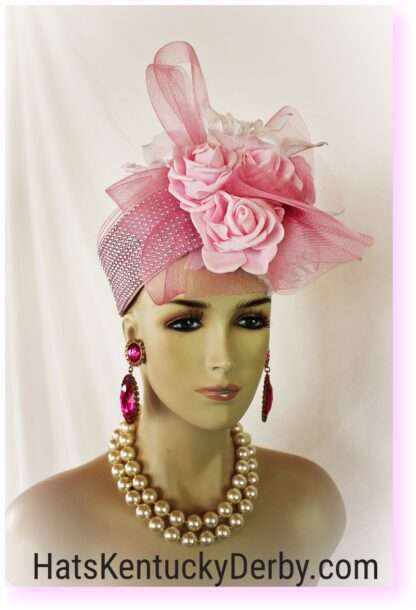 Kentucky Derby Hats For Women, Haute Couture Designer Hats, Ladies Fashion Hats, Mother Of The Bride Pillbox Hats, Bridal Headpiece, Couture Cocktail Pillbox Hat For Women