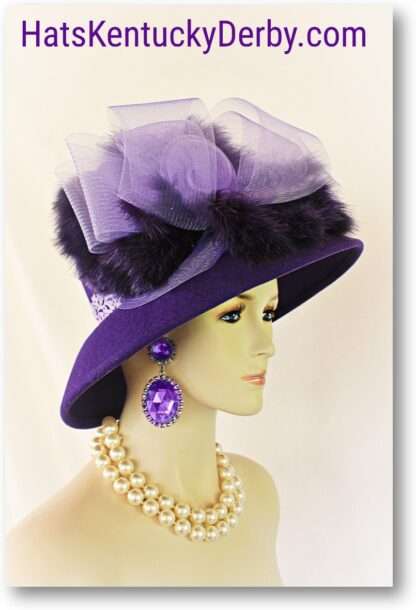 Motf Premium Hat Collection Purple Designer Hat