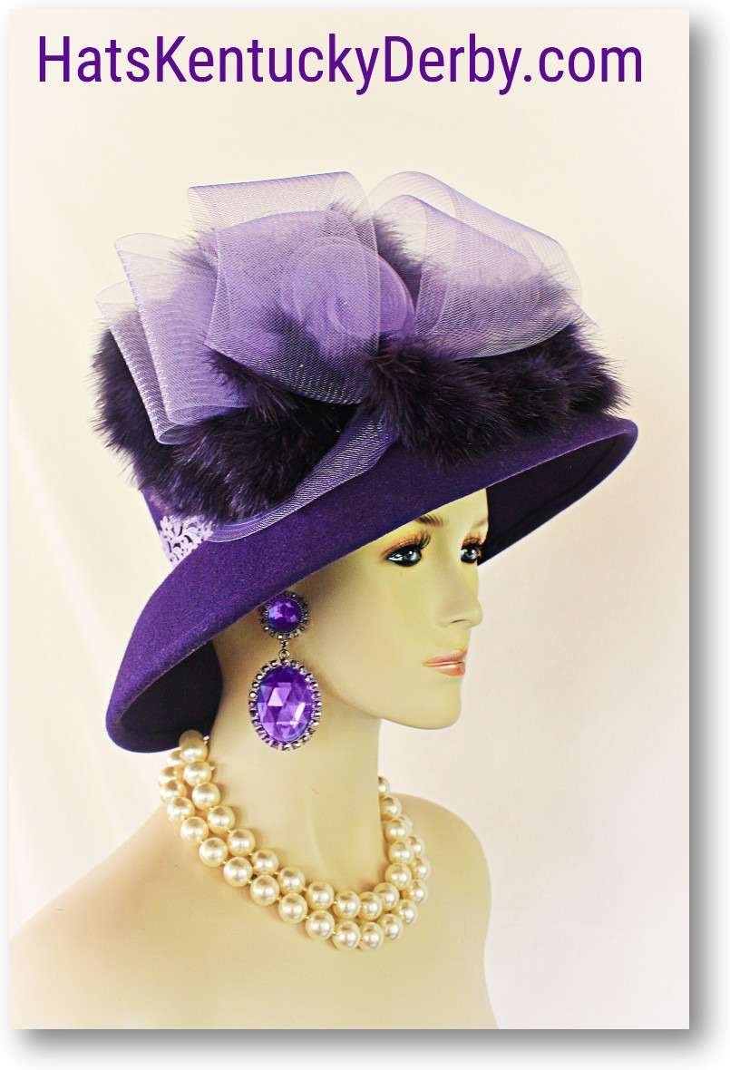 Motf Premium Hat Collection Purple Designer Hat